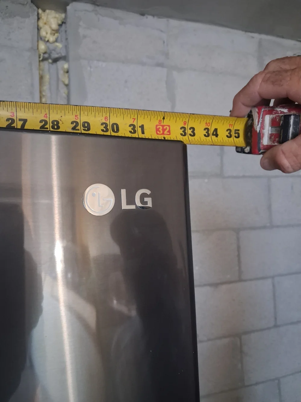 LG Top-Freezer Refrigerator - Dark Stainless Steel Finish
